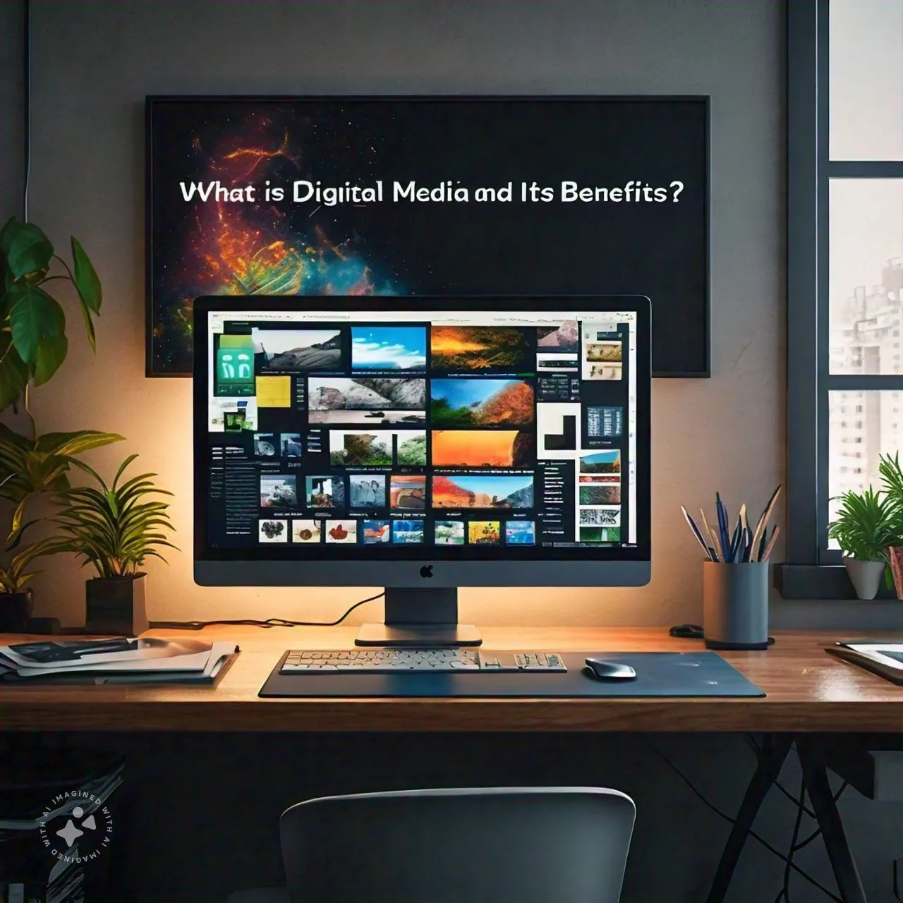 What is Digital Media and Its Benefits? Image generated by Meta AI