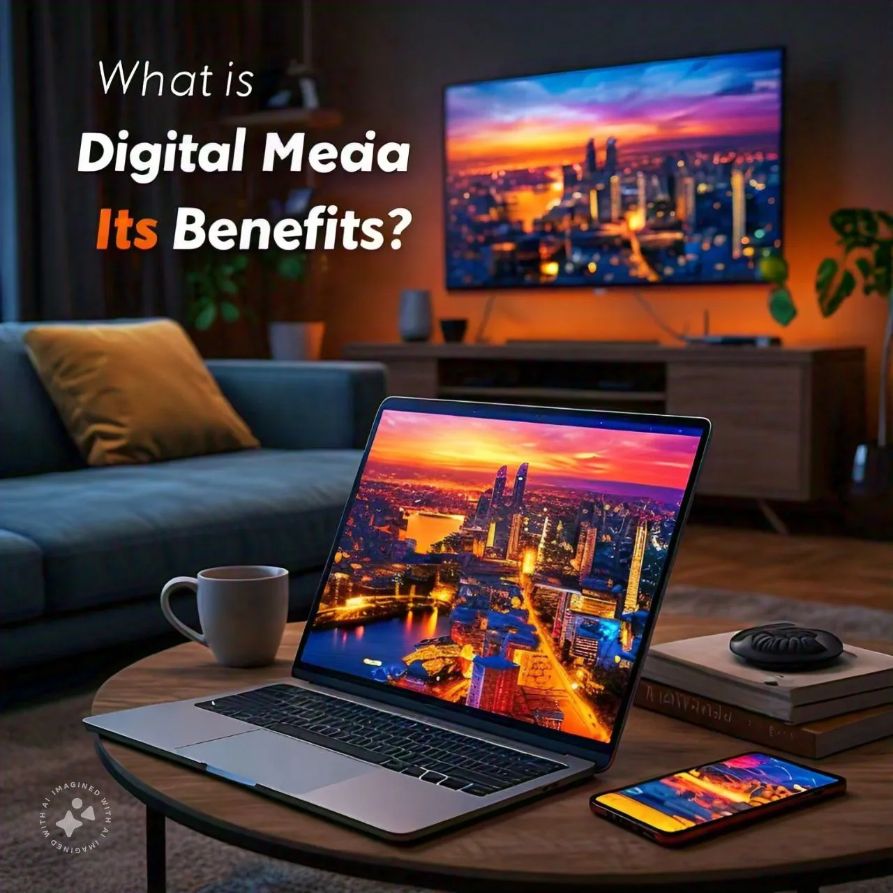 What is Digital Media and Its Benefits? Image generated by Meta AI